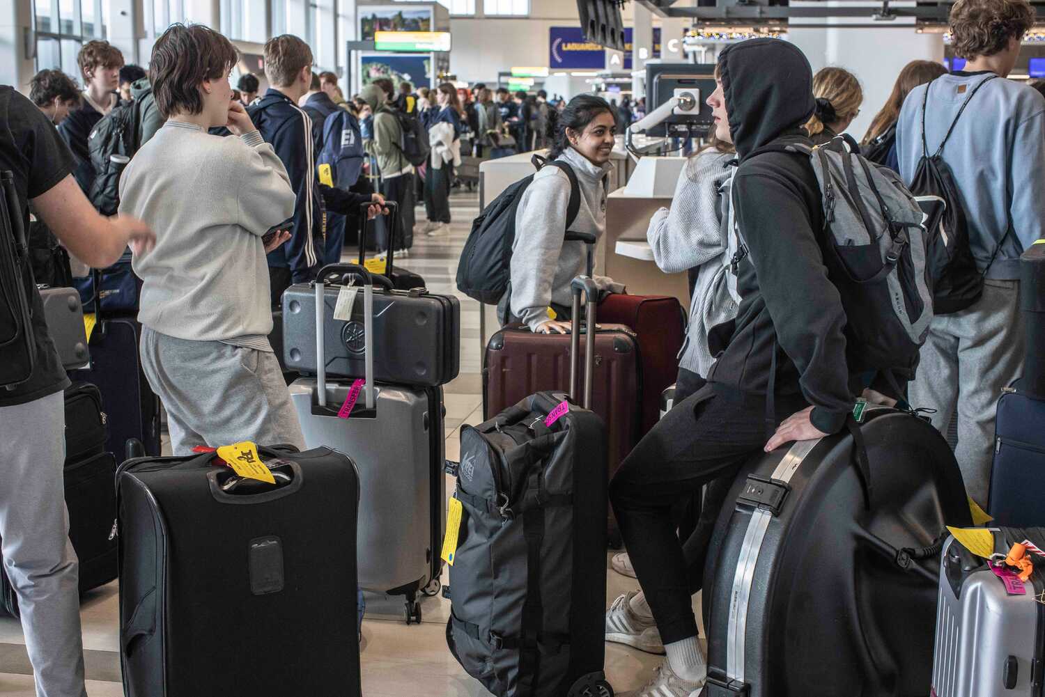 Forget planes, trains and automobiles. Traveling from New York at this time of year might make you want to stay home alone. 