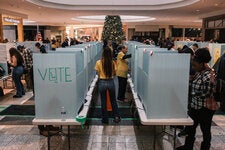 Voting in Henderson, Nev., on Tuesday.