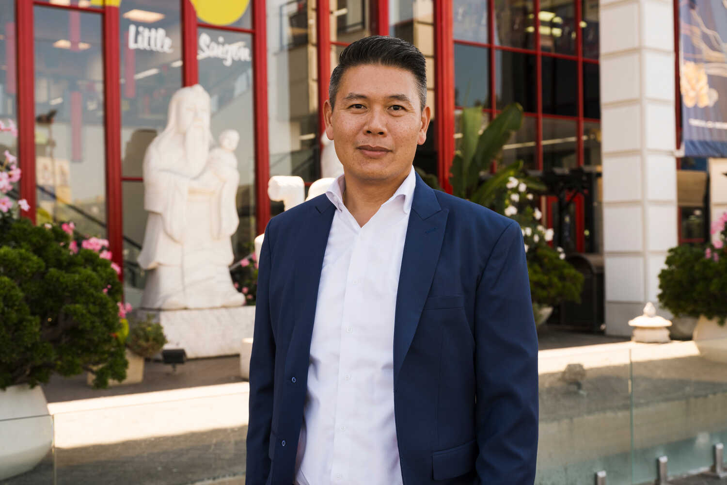 Derek Tran in Westminster, Calif., in September.