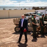 Donald Trump, shown visiting the U.S.-Mexico border in California in 2019, has vowed to undertake the largest deportation effort in the nation’s history.