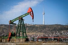 A pumpjack in Baku, Azerbaijan, site of the United Nations climate change conference this week.