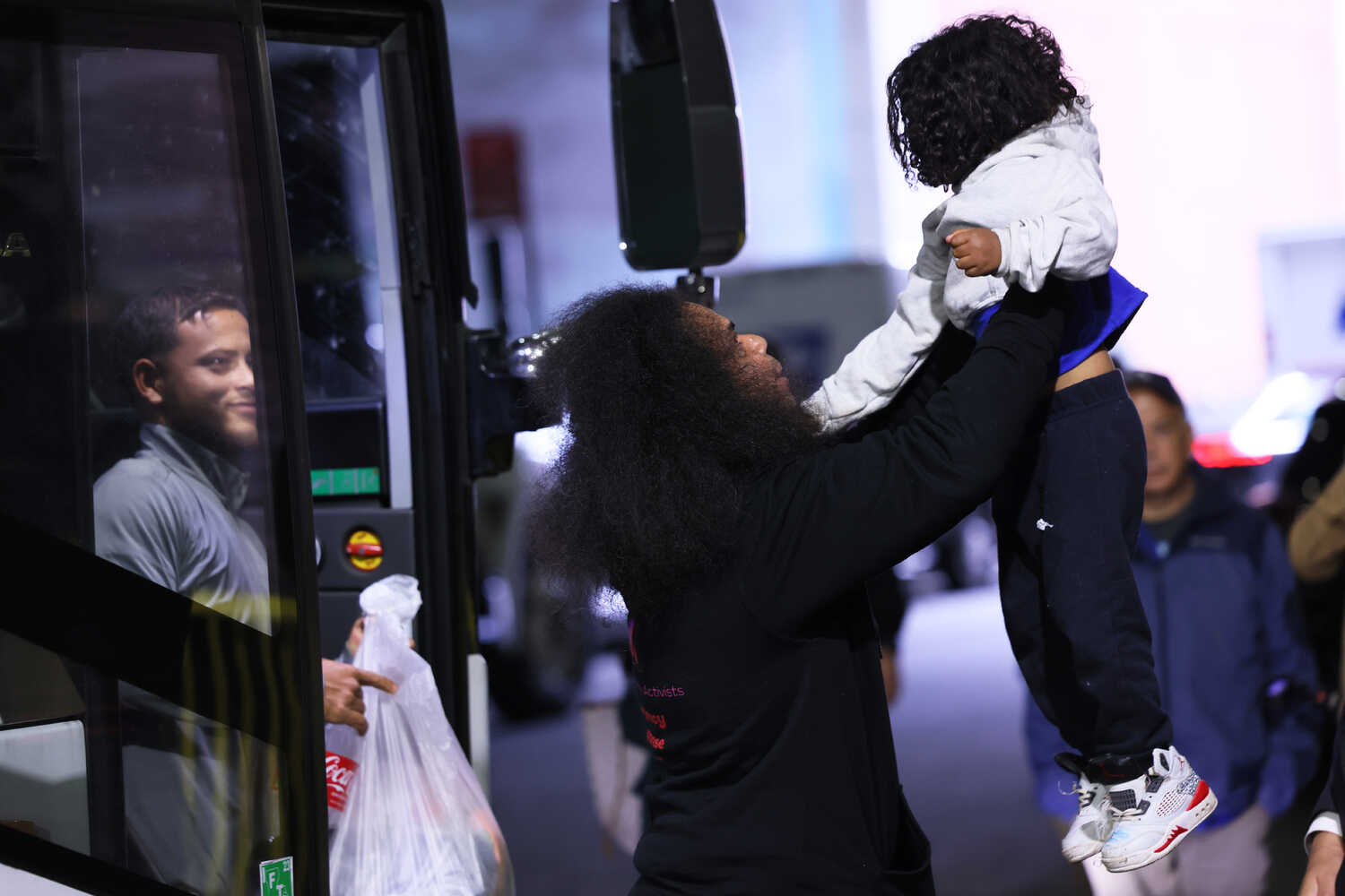 Hundreds of volunteers have met newly arrived migrants at Port Authority Bus Terminal in Manhattan over the past two years. Activists have called on the city to seek innovative solutions to the crisis.