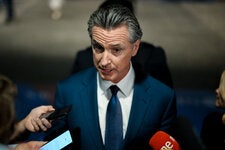 Gov. Gavin Newsom said that if Donald Trump eliminated the credit, he would propose restarting a rebate program that California had for zero-emissions vehicles from 2010 to 2023.