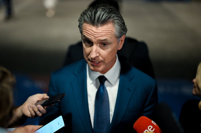 Gov. Gavin Newsom said that if Donald Trump eliminated the credit, he would propose restarting a rebate program that California had for zero-emissions vehicles from 2010 to 2023.