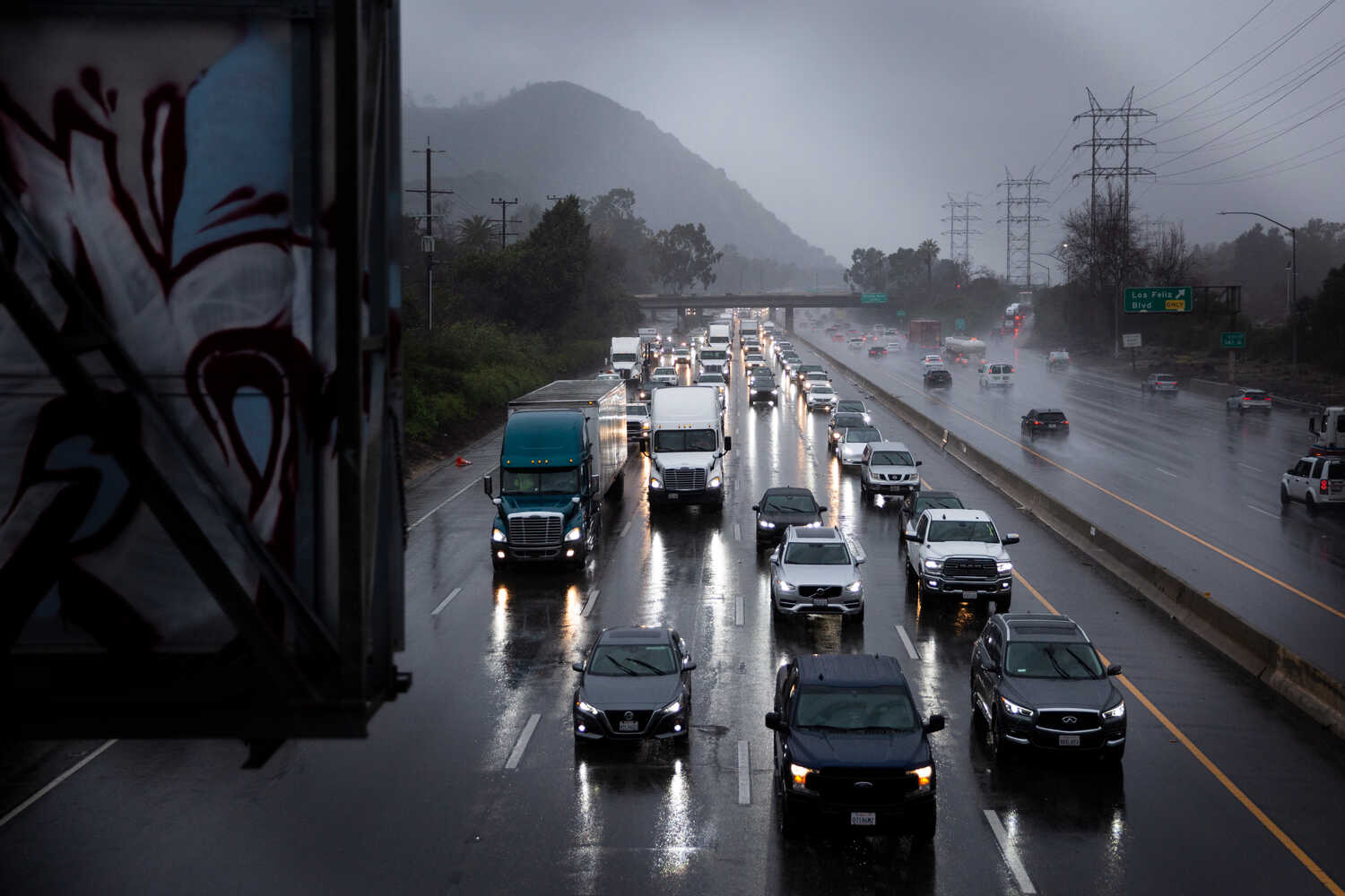 Heavy rainfall may surge into Southern California this week. 