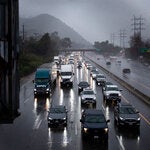 Heavy rainfall may surge into Southern California this week. 