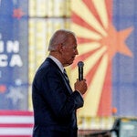 President Biden at the Taiwan Semiconductor Manufacturing Company site in Phoenix in 2022. TSMC is expected to receive at least $1 billion by the end of the year, officials said.